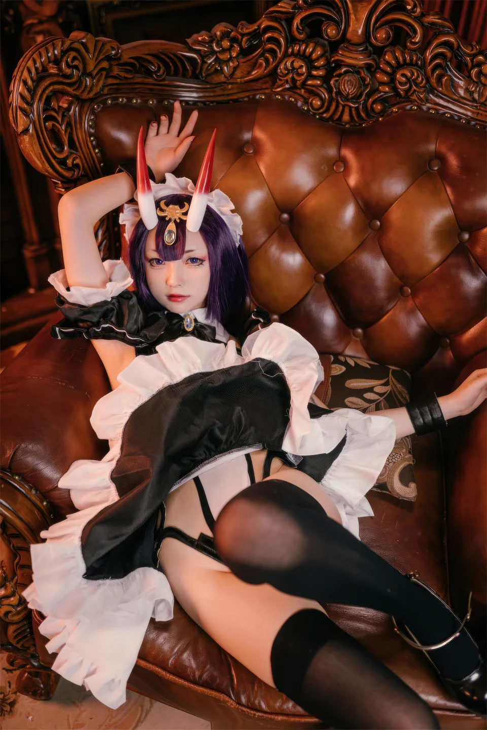 花铃 – FGO 酒吞童子 女仆 [72P-731MB] 【丝足阁写真】025.webp