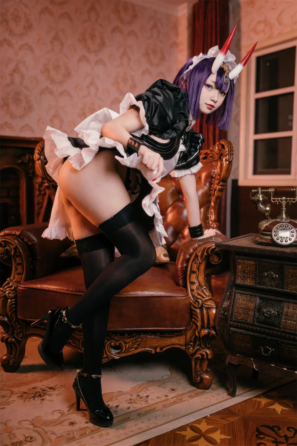 花铃 – FGO 酒吞童子 女仆 [72P-731MB] 【丝足阁写真】041.webp
