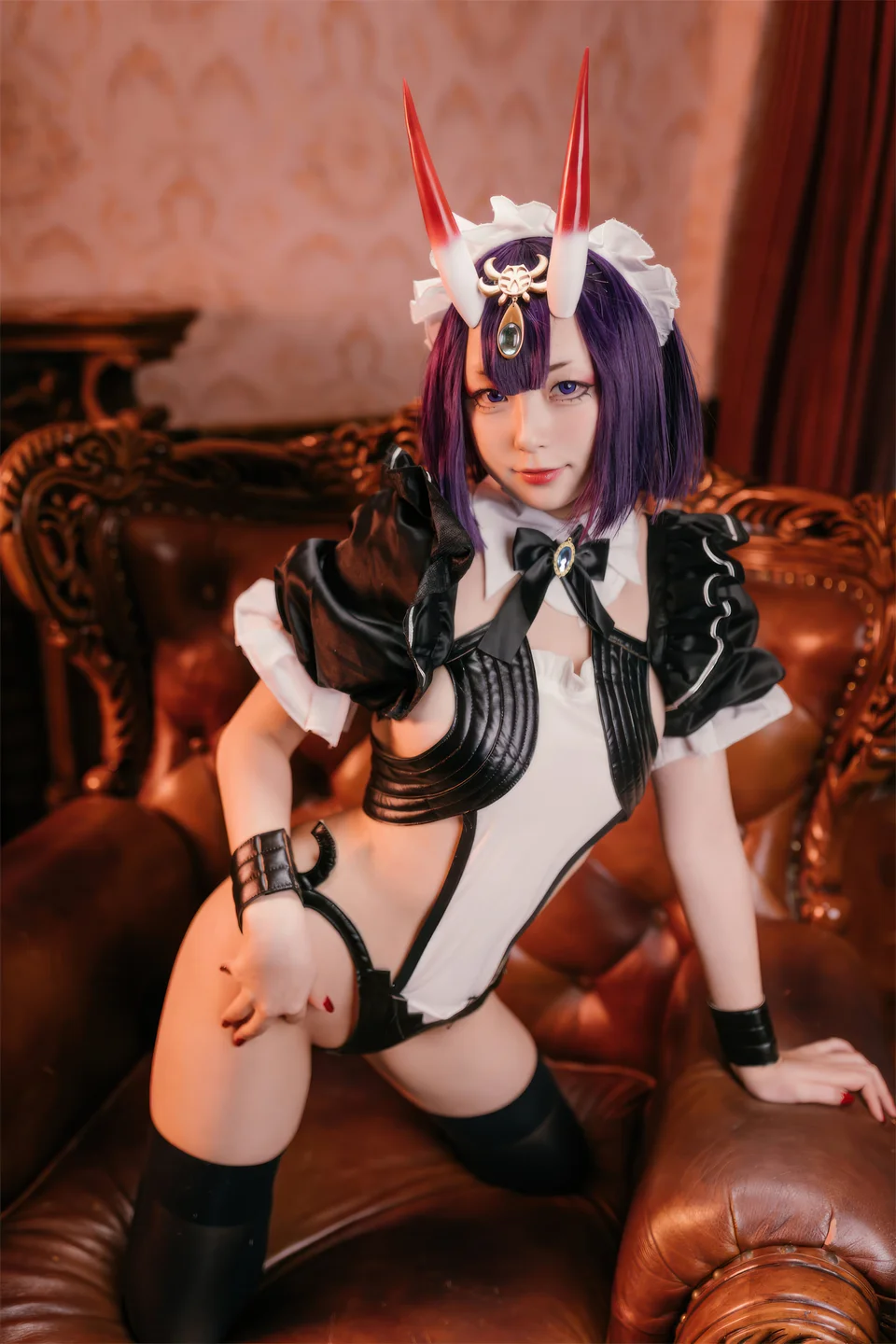 花铃 – FGO 酒吞童子 女仆 [72P-731MB] 【丝足阁写真】049.webp