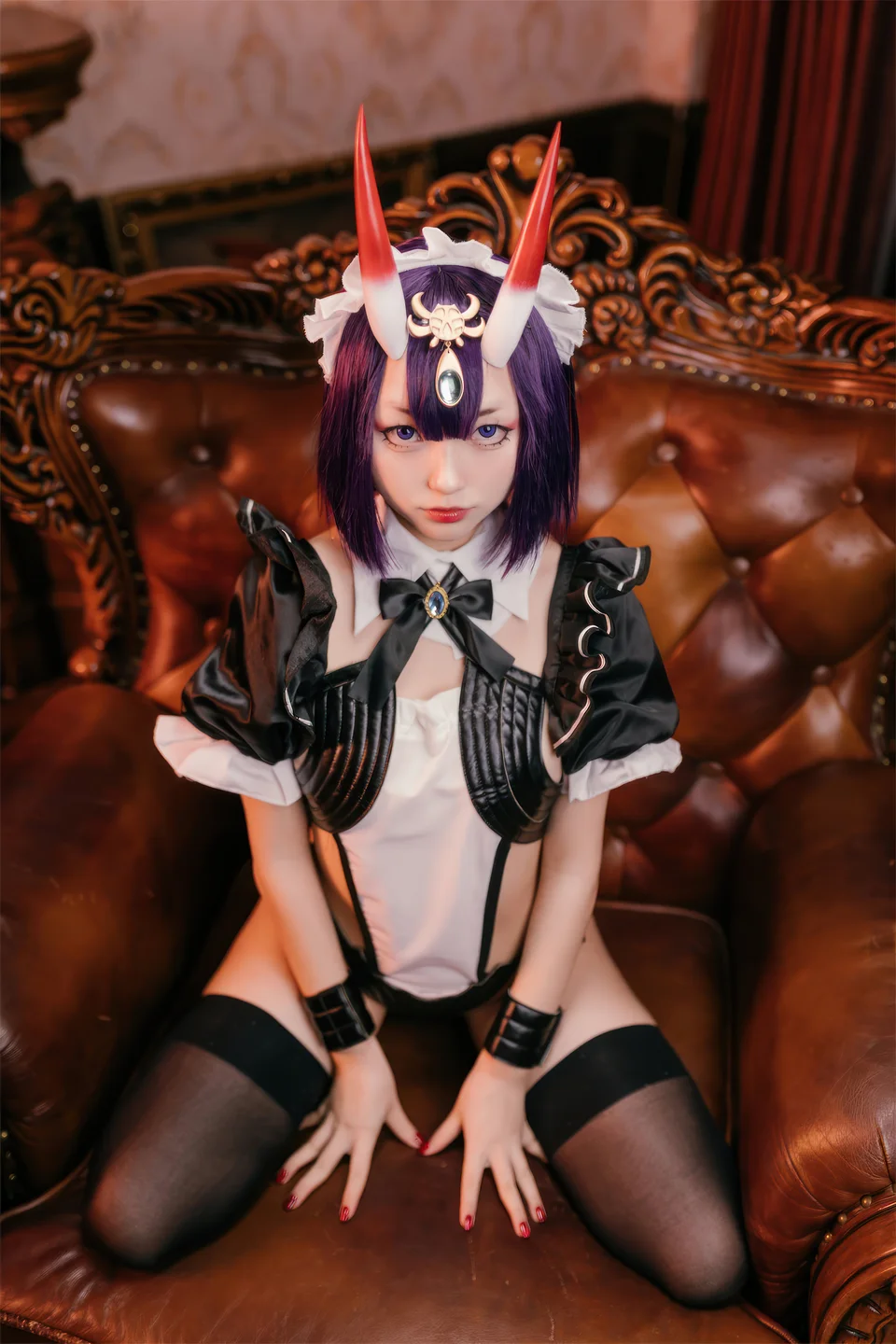 花铃 – FGO 酒吞童子 女仆 [72P-731MB] 【丝足阁写真】051.webp