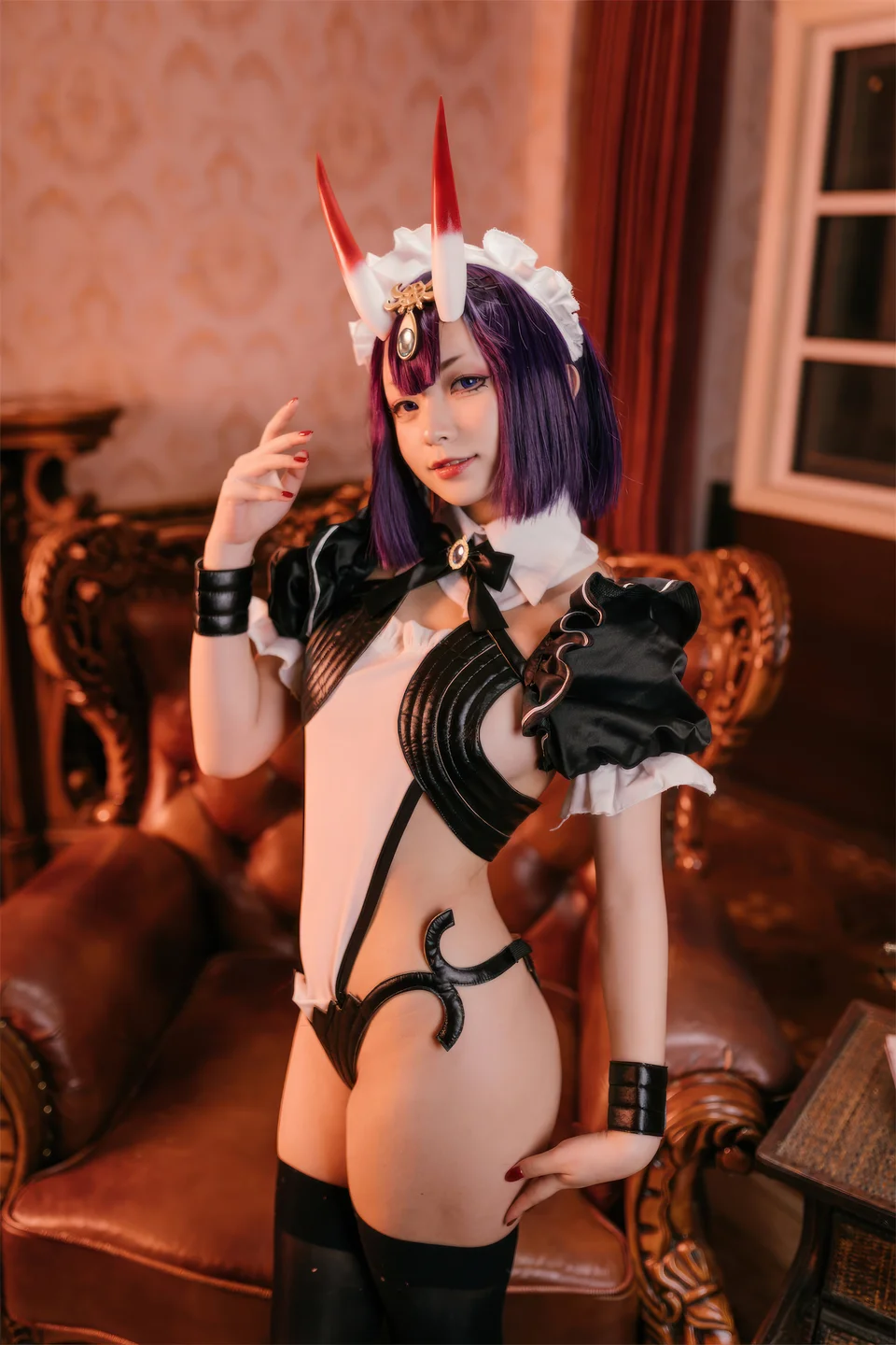 花铃 – FGO 酒吞童子 女仆 [72P-731MB] 【丝足阁写真】060.webp