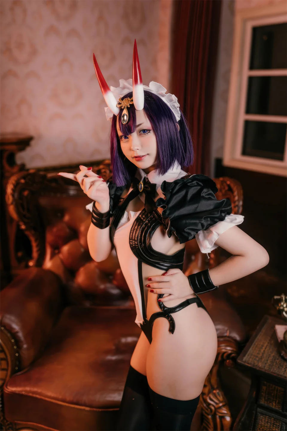 花铃 – FGO 酒吞童子 女仆 [72P-731MB] 【丝足阁写真】061.webp