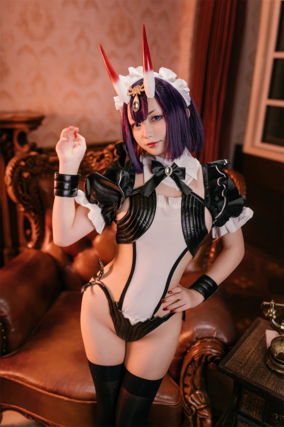 花铃 – FGO 酒吞童子 女仆 [72P-731MB] 【丝足阁写真】062.webp