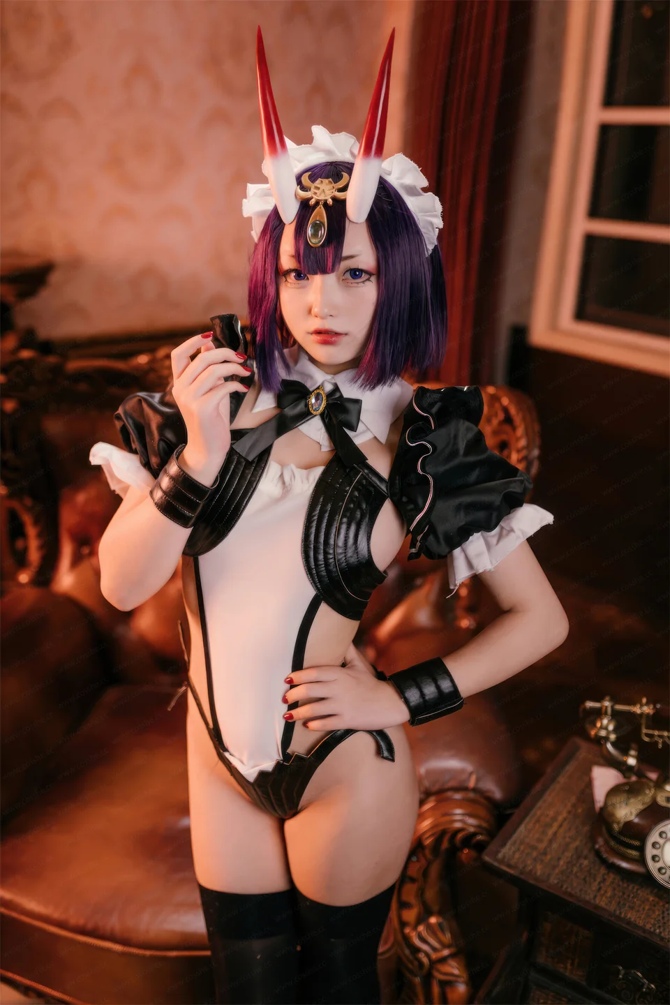 花铃 – FGO 酒吞童子 女仆 [72P-731MB] 【丝足阁写真】063.webp