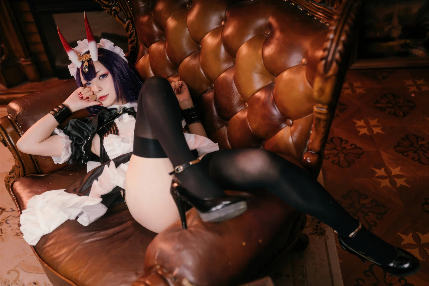 花铃 – FGO 酒吞童子 女仆 [72P-731MB] 【丝足阁写真】064.webp
