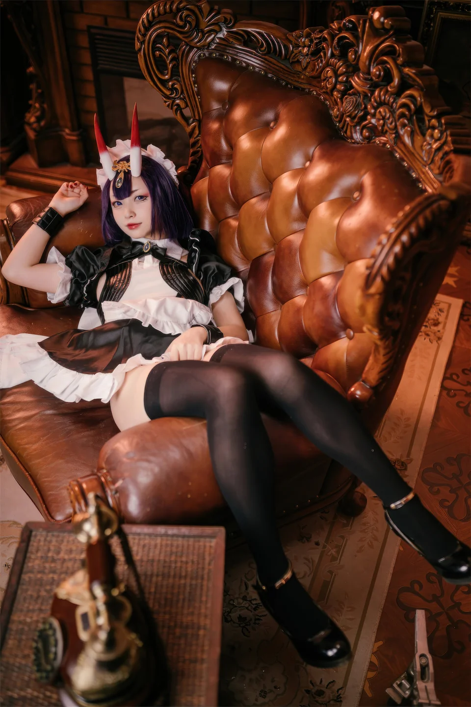 花铃 – FGO 酒吞童子 女仆 [72P-731MB] 【丝足阁写真】065.webp