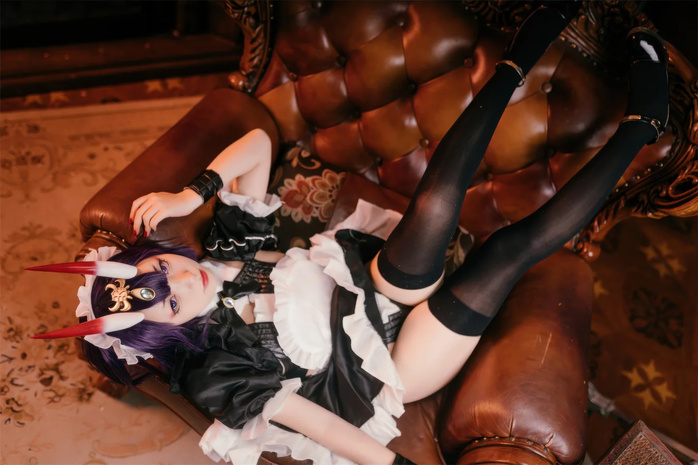 花铃 – FGO 酒吞童子 女仆 [72P-731MB] 【丝足阁写真】067.webp