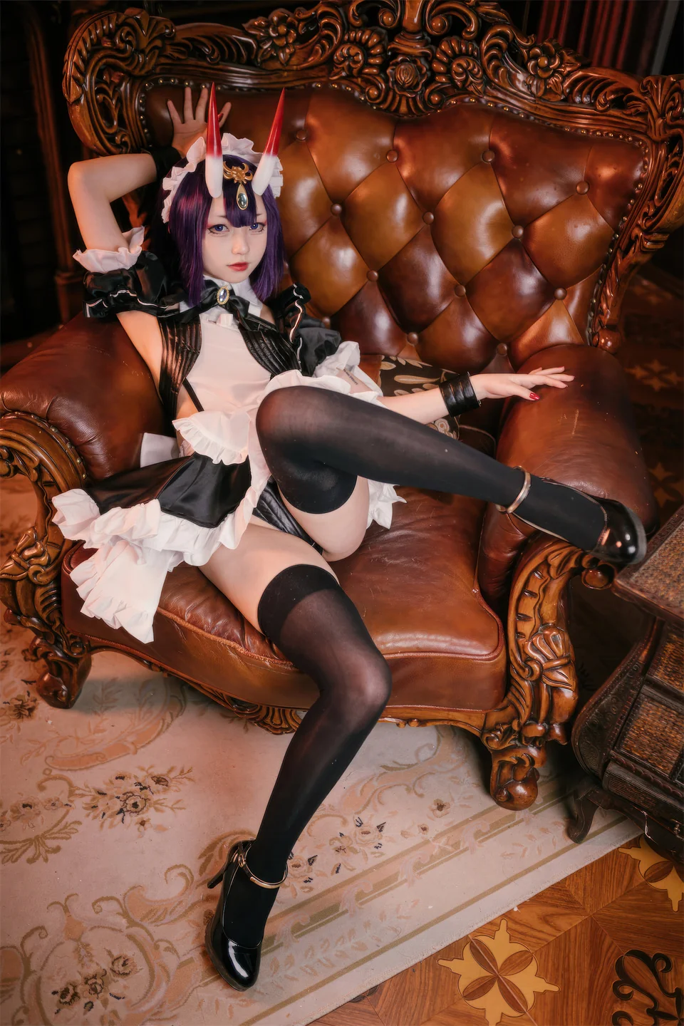 花铃 – FGO 酒吞童子 女仆 [72P-731MB] 【丝足阁写真】070.webp