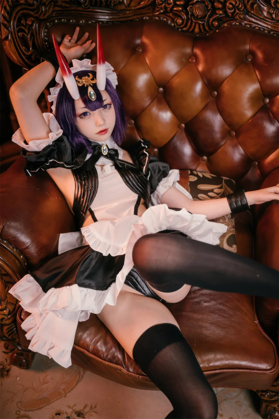 花铃 – FGO 酒吞童子 女仆 [72P-731MB] 【丝足阁写真】071.webp