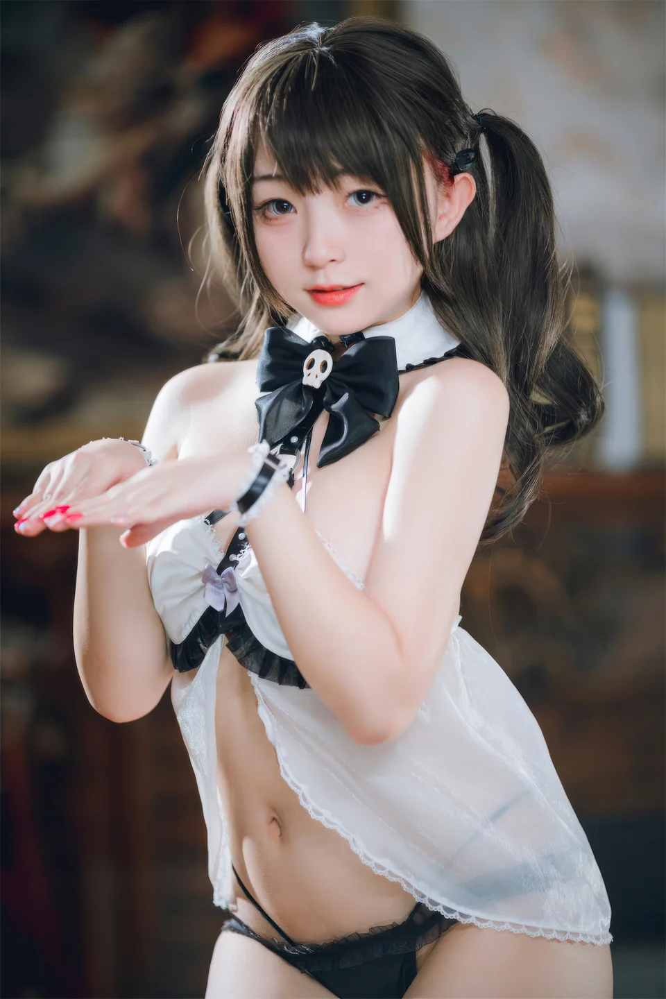 花铃 - 万圣节 小恶魔女仆 [82P] tg@simisebaisi62.webp