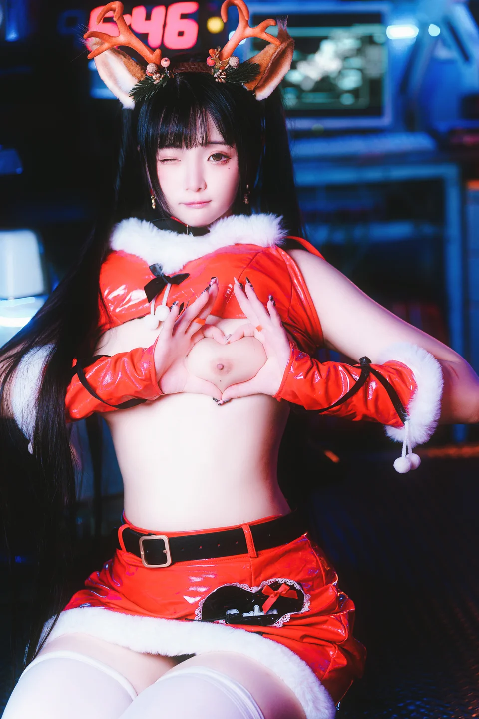 落落Raku - 可爱鹿 Dear Deer [63P-713MB] 042.webp