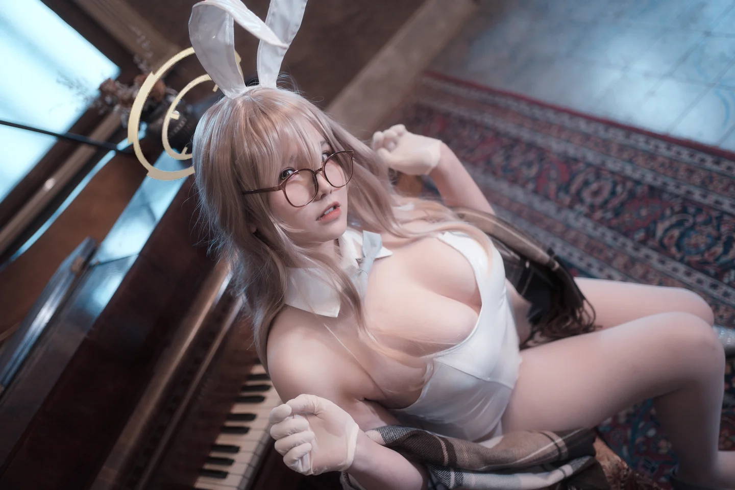 蔚蓝档案 室笠茜 兔女郎 [47P 7V] 20240919-211911(13).webp