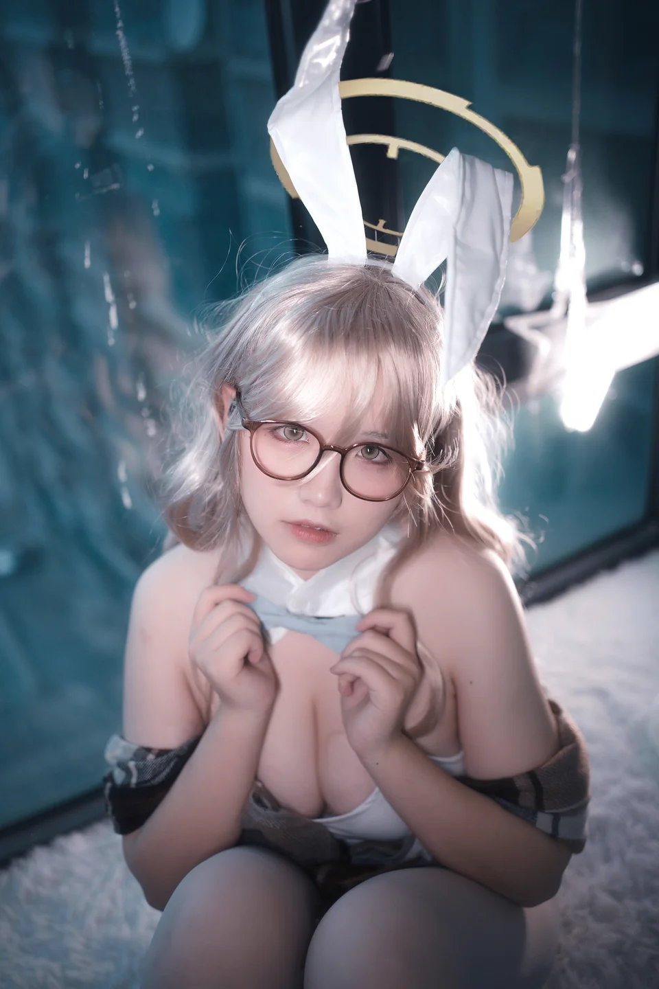 蔚蓝档案 室笠茜 兔女郎 [47P 7V] 20240919-211911(27).webp