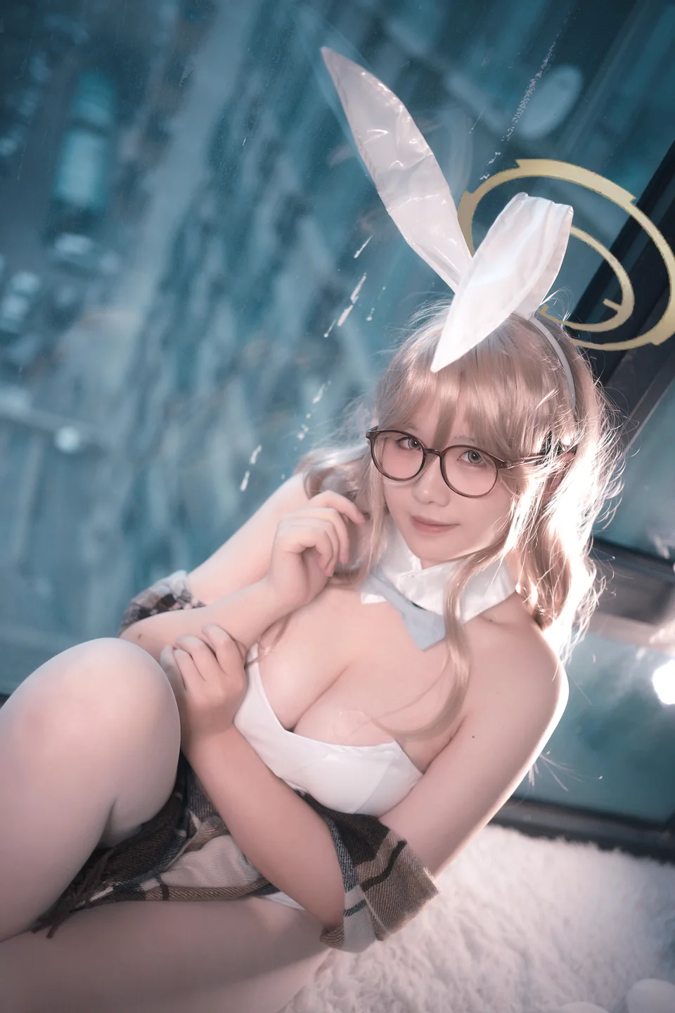 蔚蓝档案 室笠茜 兔女郎 [47P 7V] 20240919-211911(28).webp