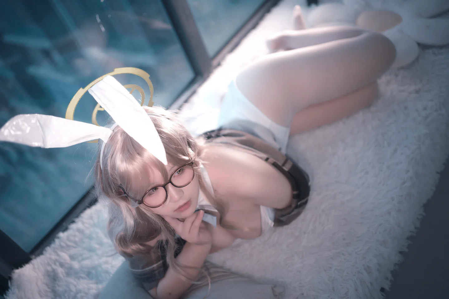 蔚蓝档案 室笠茜 兔女郎 [47P 7V] 20240919-211911(35).webp