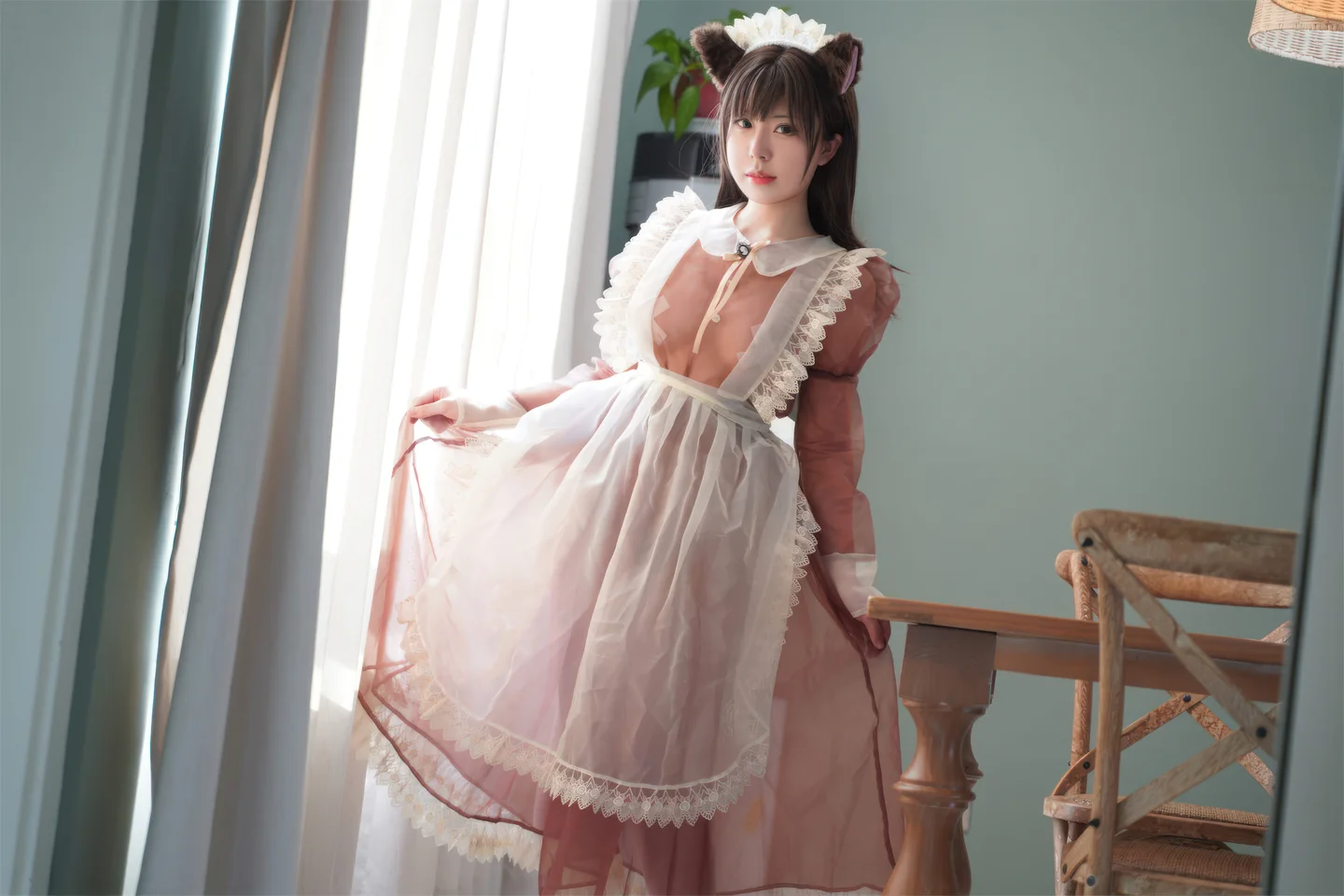 虎森森 - 棕色透明女仆 [35P] 20240902-233110(12).webp