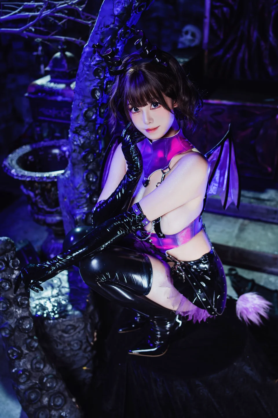 蜜汁猫裘 - 触手魅魔 [85P,2V-3.62GB] 085.webp