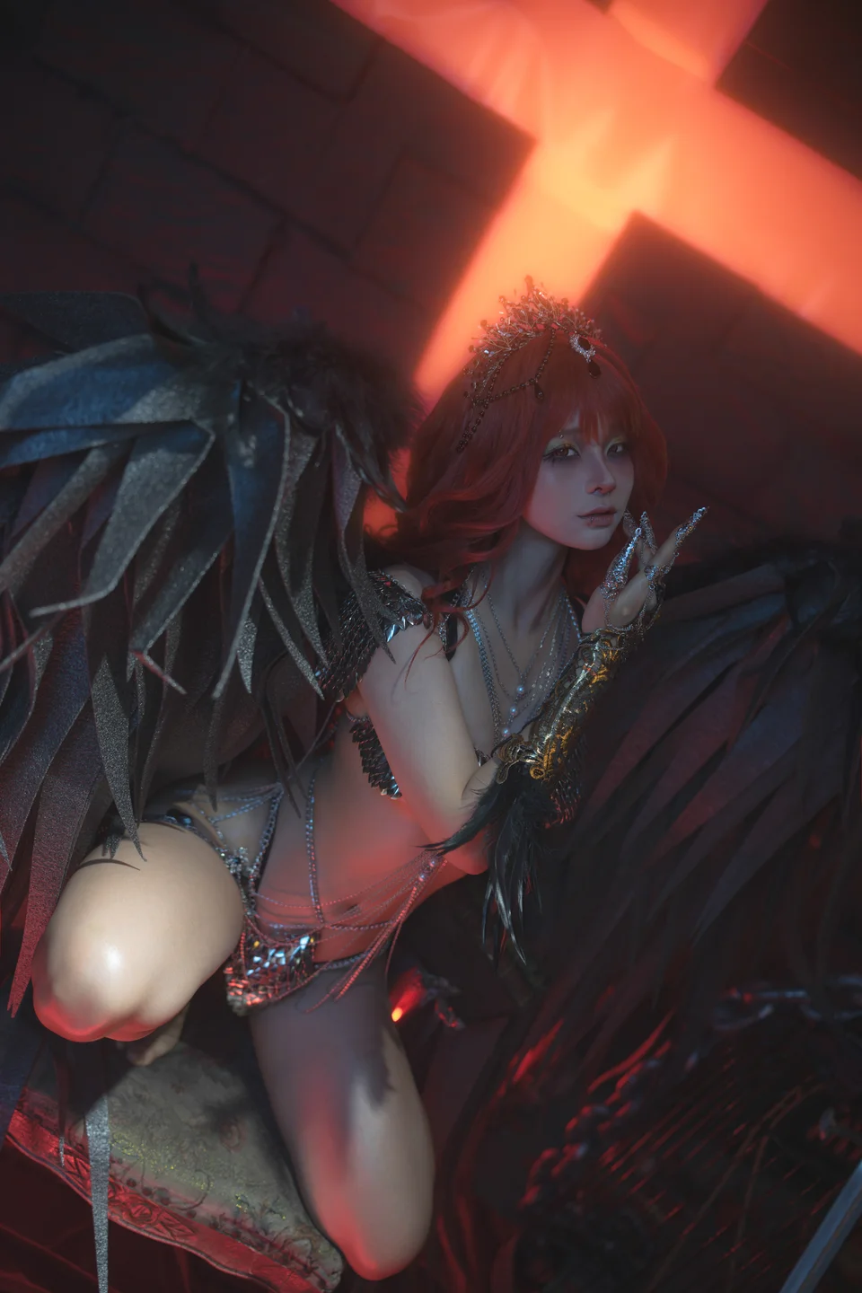 蠢沫沫  – 黑天使 [238P 2V] 20241008-155841(26).webp