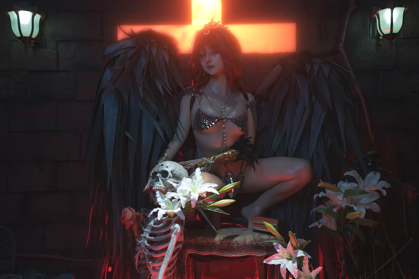 蠢沫沫  – 黑天使 [238P 2V] 20241008-155841(32).webp