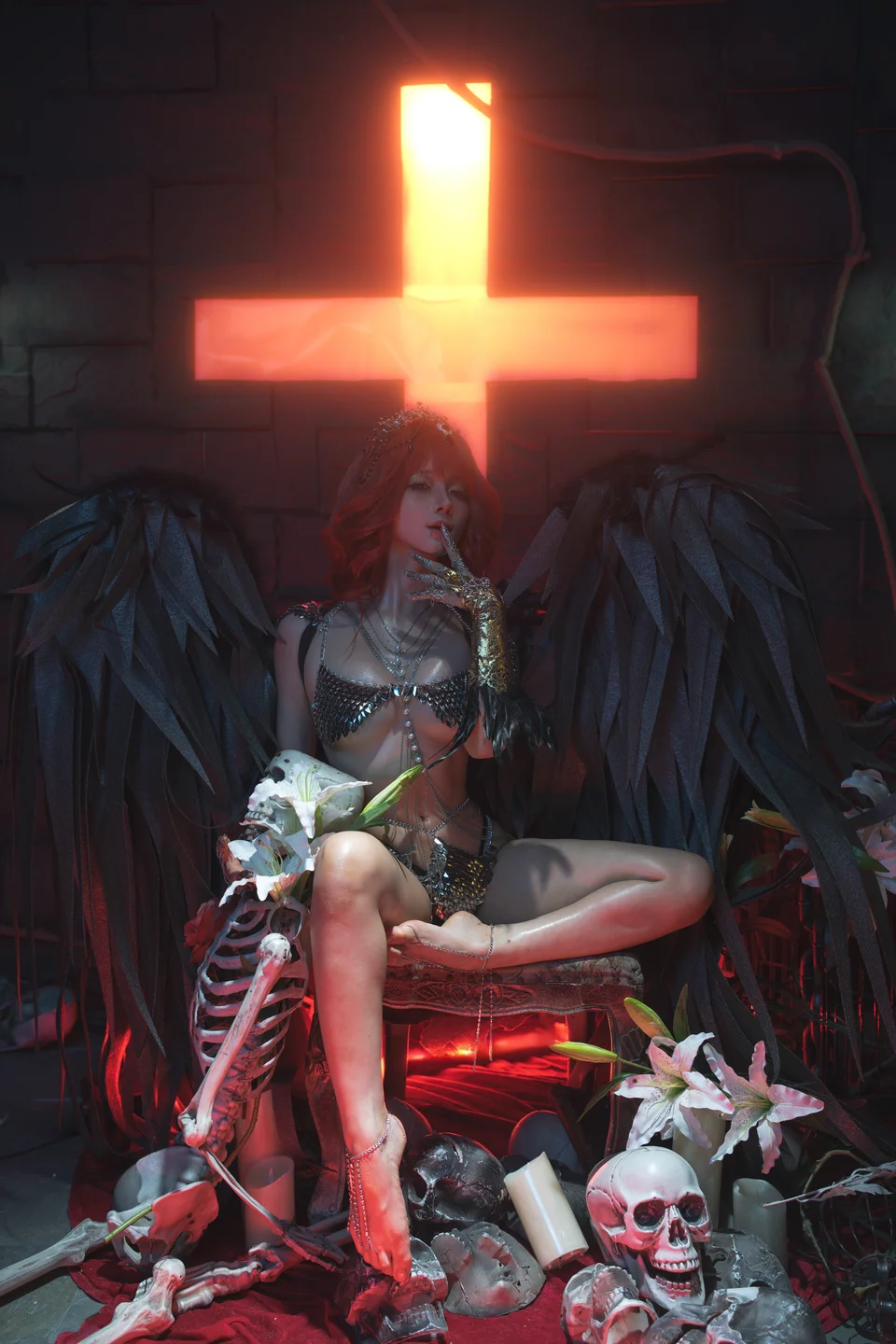 蠢沫沫  – 黑天使 [238P 2V] 20241008-155841(44).webp