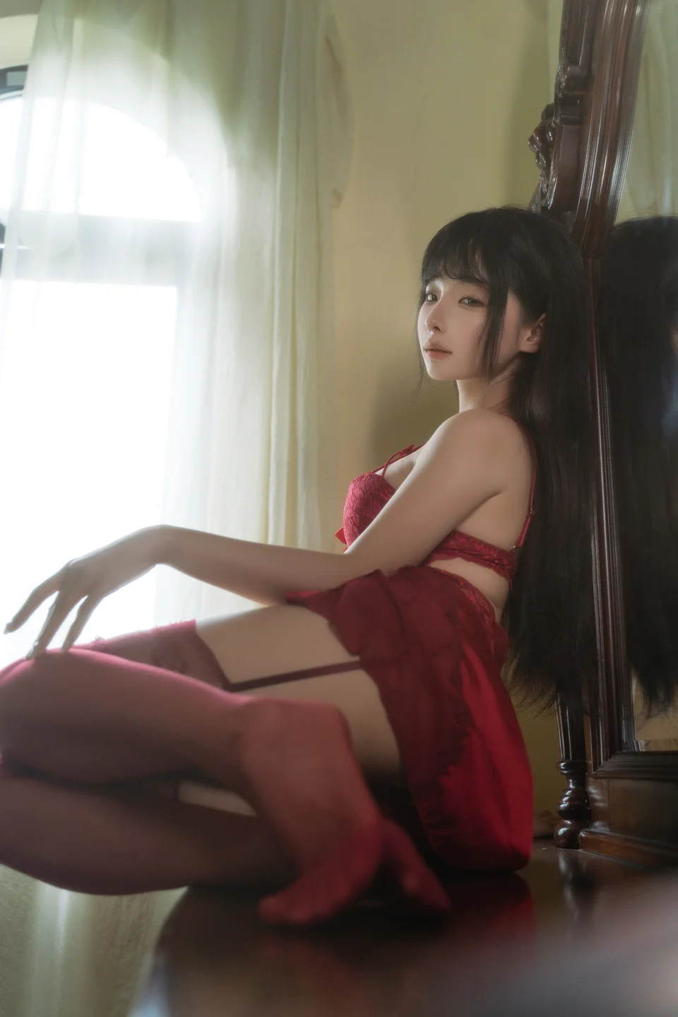 蠢沫沫 – 《柜》[81P] 【丝足阁写真】009.webp