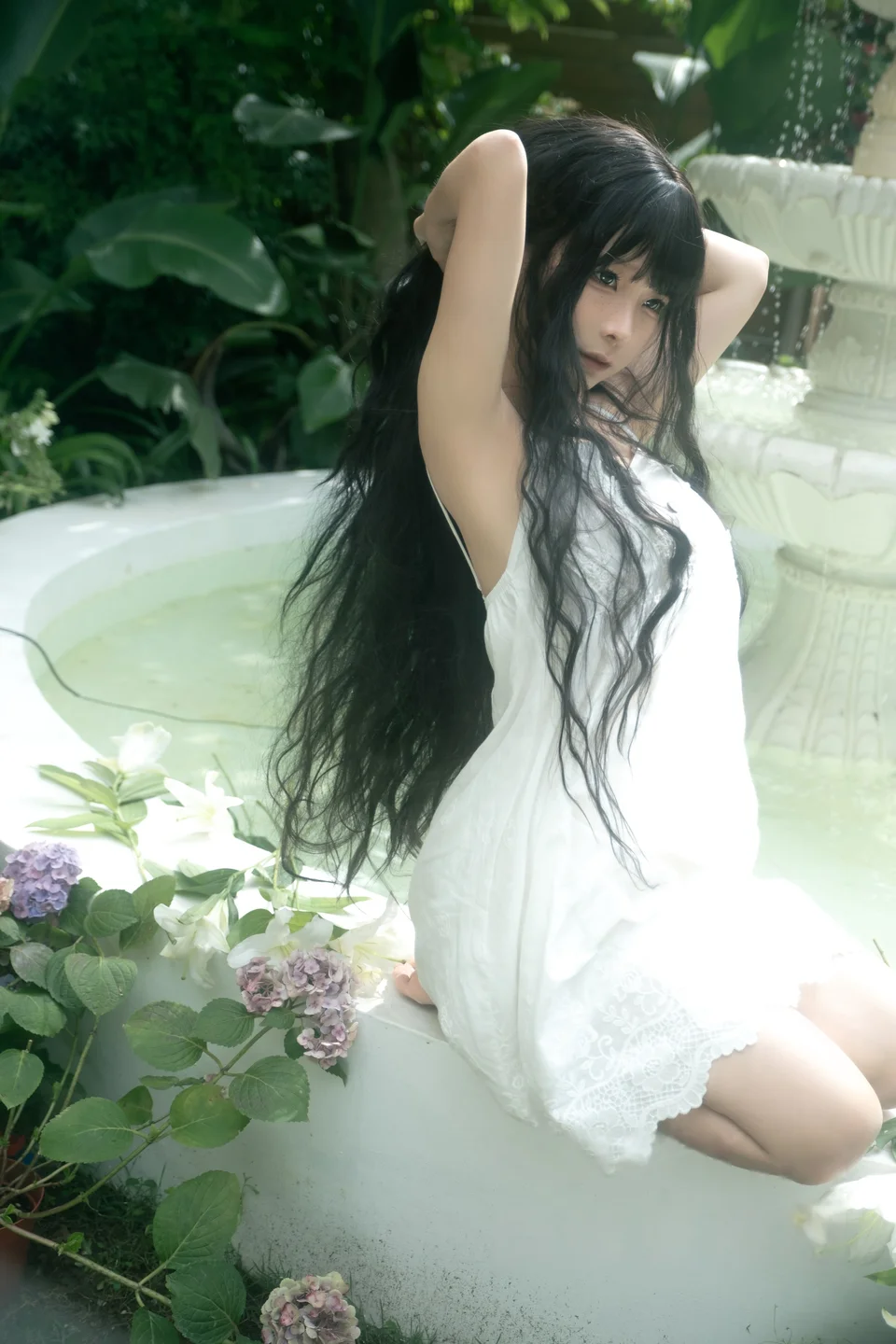 蠢沫沫 – 2024年会员 白吊带 [36P] TG@simisebaisi035.webp