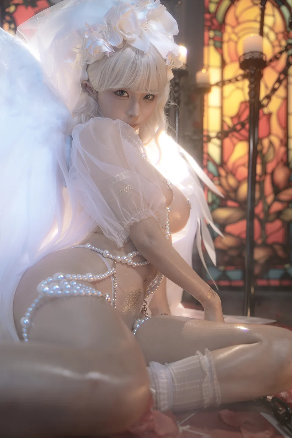 蠢沫沫 - 坠天使 [95P 3V] tg@simisebaisi26.webp