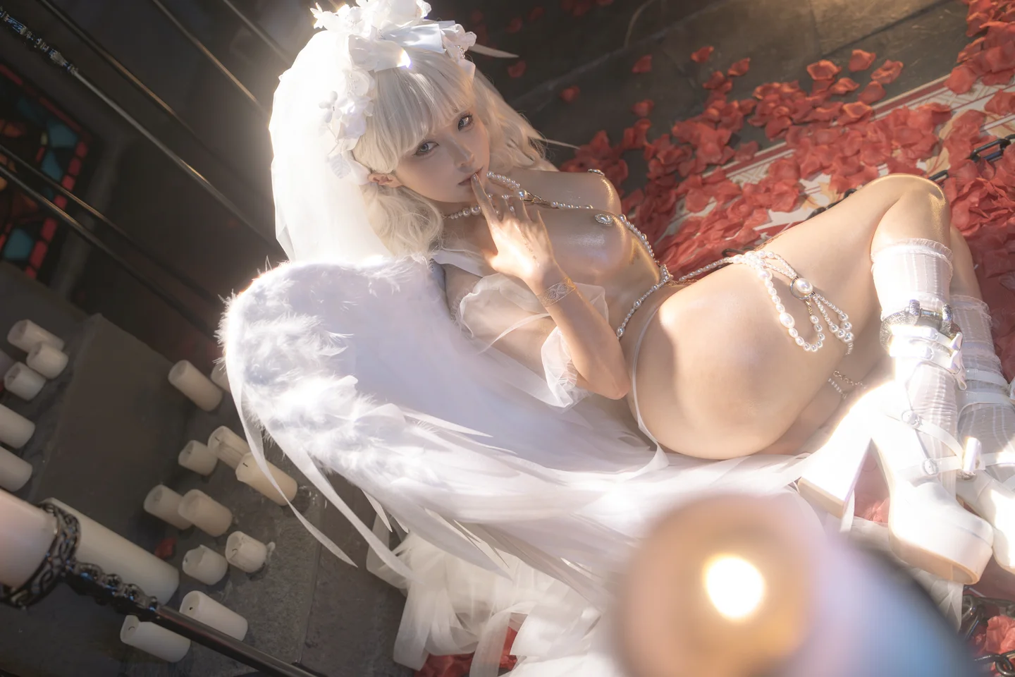 蠢沫沫 - 坠天使 [95P 3V] tg@simisebaisi35.webp
