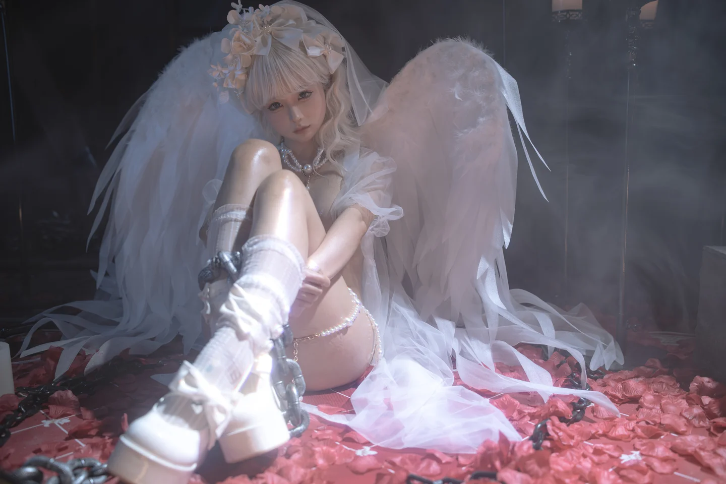 蠢沫沫 - 坠天使 [95P 3V] tg@simisebaisi48.webp