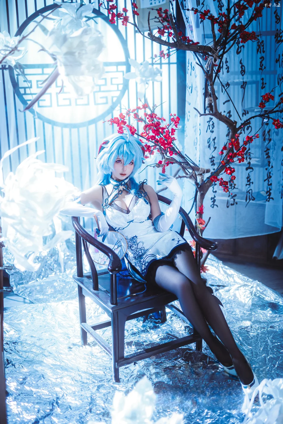 蠢沫沫 - 2024年会员 原神 甘雨旗袍 [27P] tg@simisebaisi24.webp