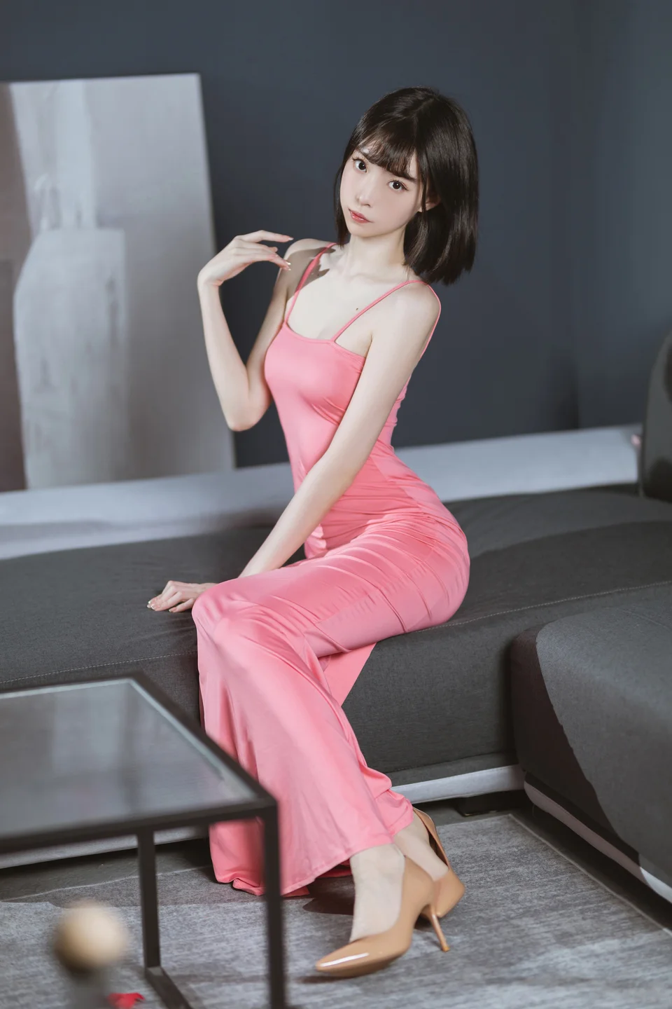 许岚LAN - 粉色长裙 [40P-180MB] 【丝足阁写真】022.webp