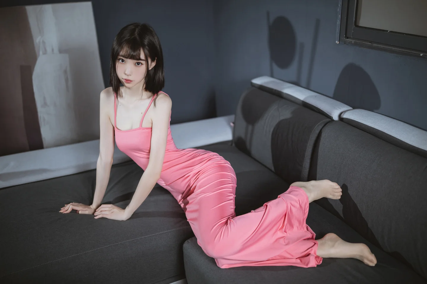 许岚LAN - 粉色长裙 [40P-180MB] 【丝足阁写真】025.webp