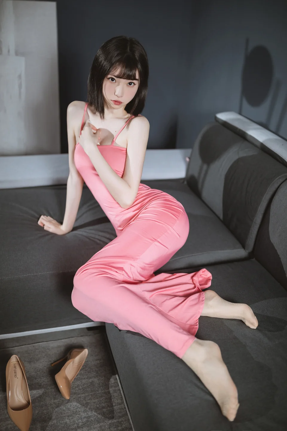 许岚LAN - 粉色长裙 [40P-180MB] 【丝足阁写真】028.webp