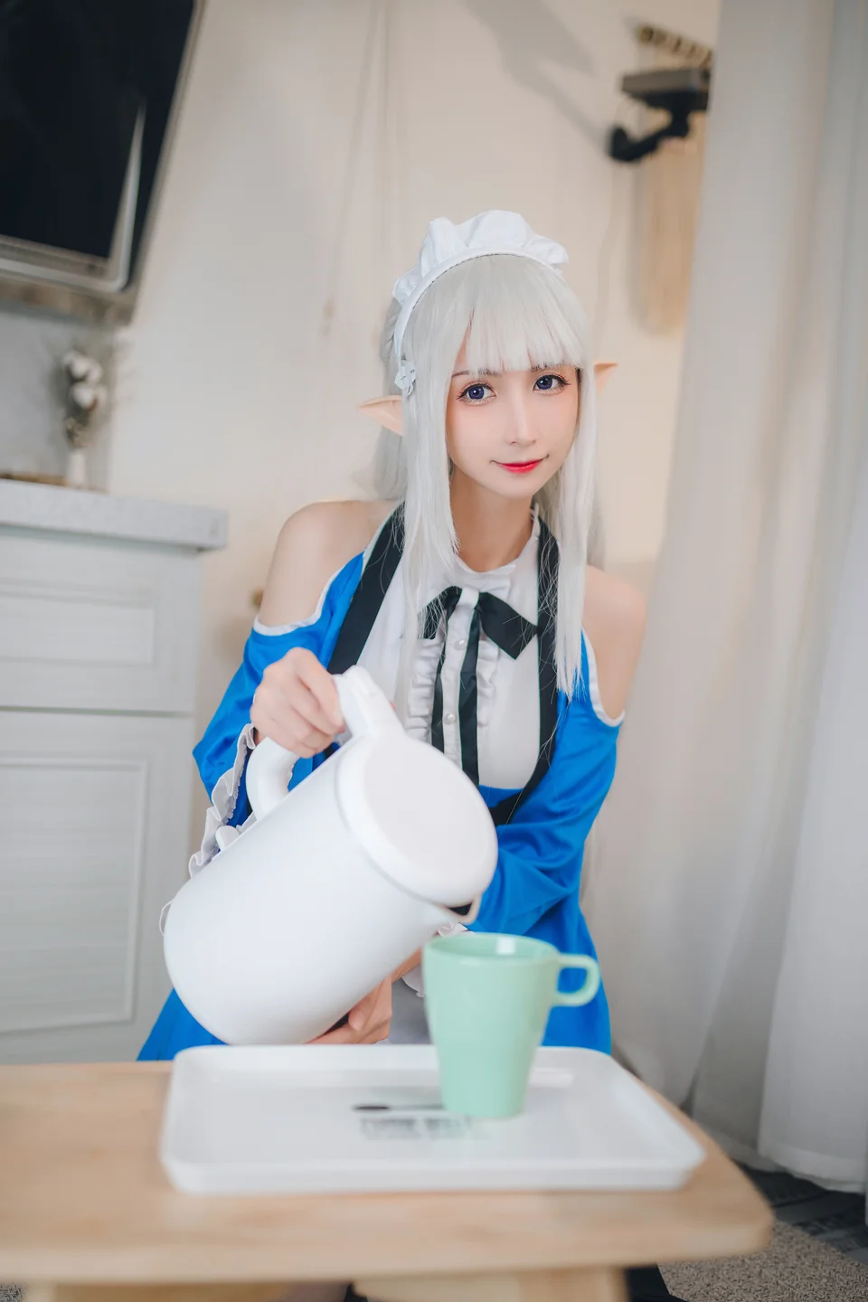 贝儿酱Miki - 艾米莉亚女仆 [29P] 20240905-120836(18).webp
