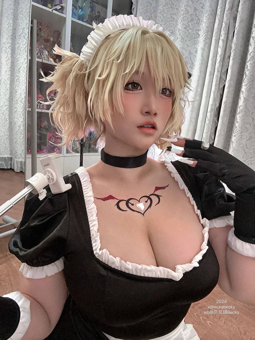 贝贝琪Becky - 烟烟女仆 [69P 1V]  TG@simisebaisi19.webp