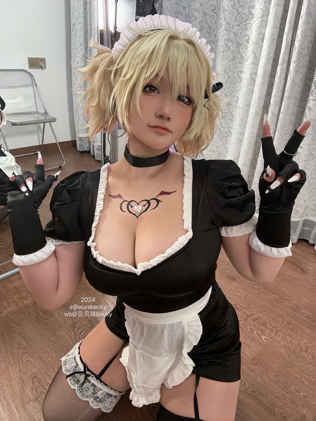 贝贝琪Becky - 烟烟女仆 [69P 1V]  TG@simisebaisi22.webp