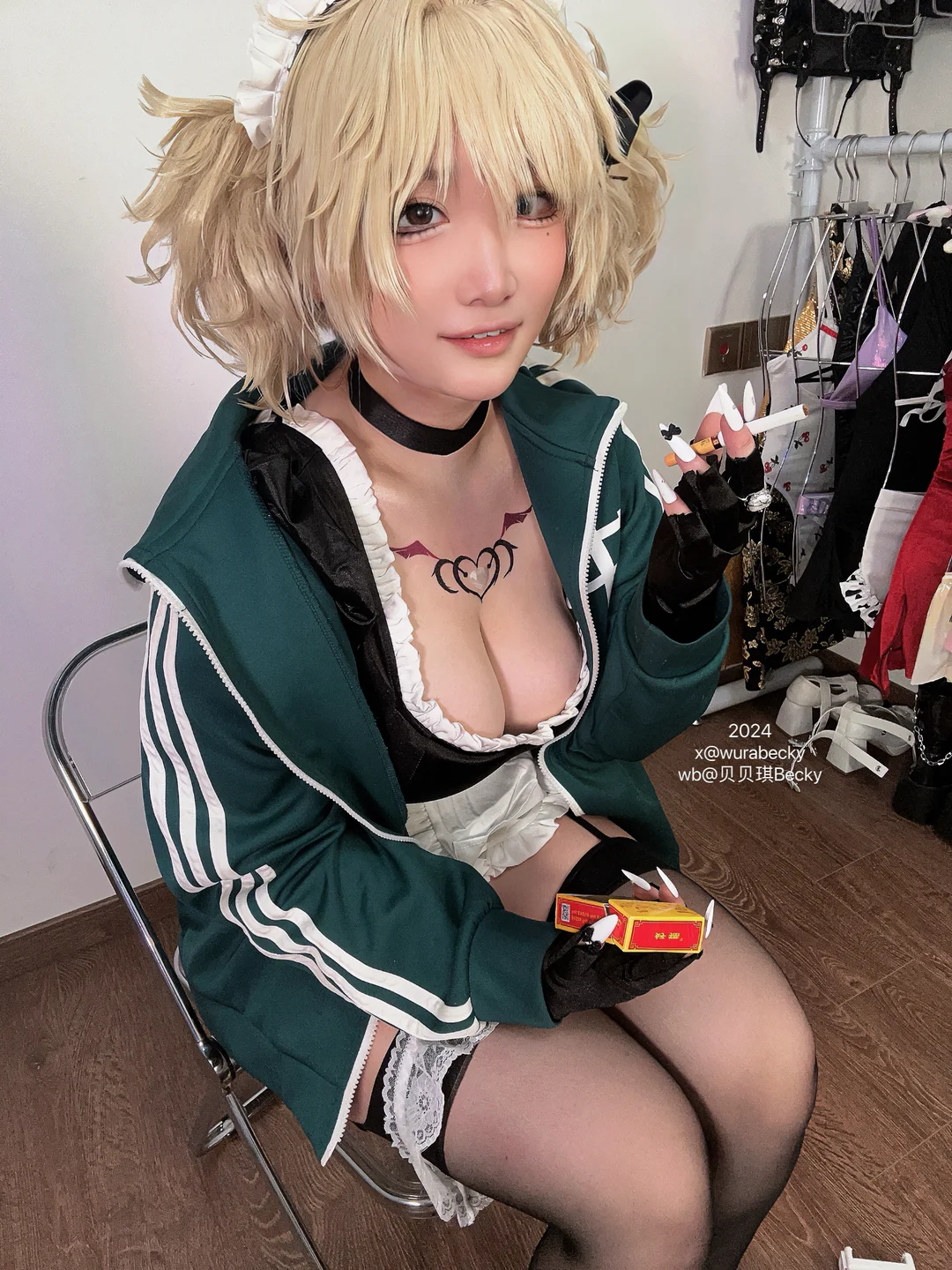 贝贝琪Becky - 烟烟女仆 [69P 1V]  TG@simisebaisi39.webp