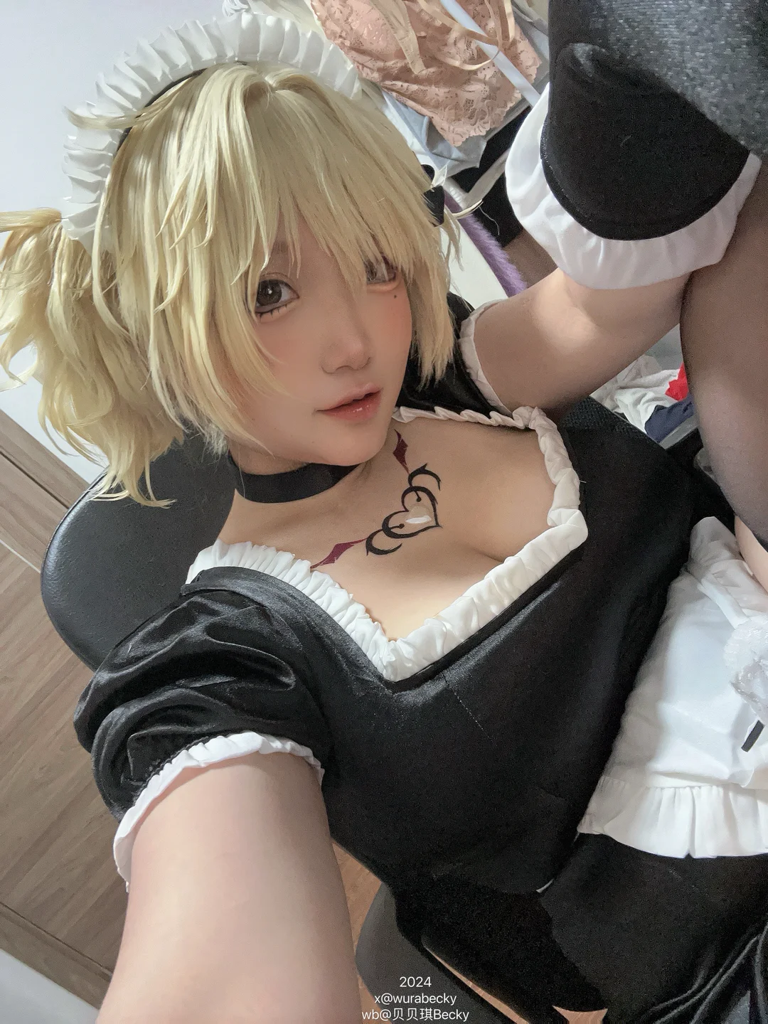 贝贝琪Becky - 烟烟女仆 [69P 1V]  TG@simisebaisi64.webp