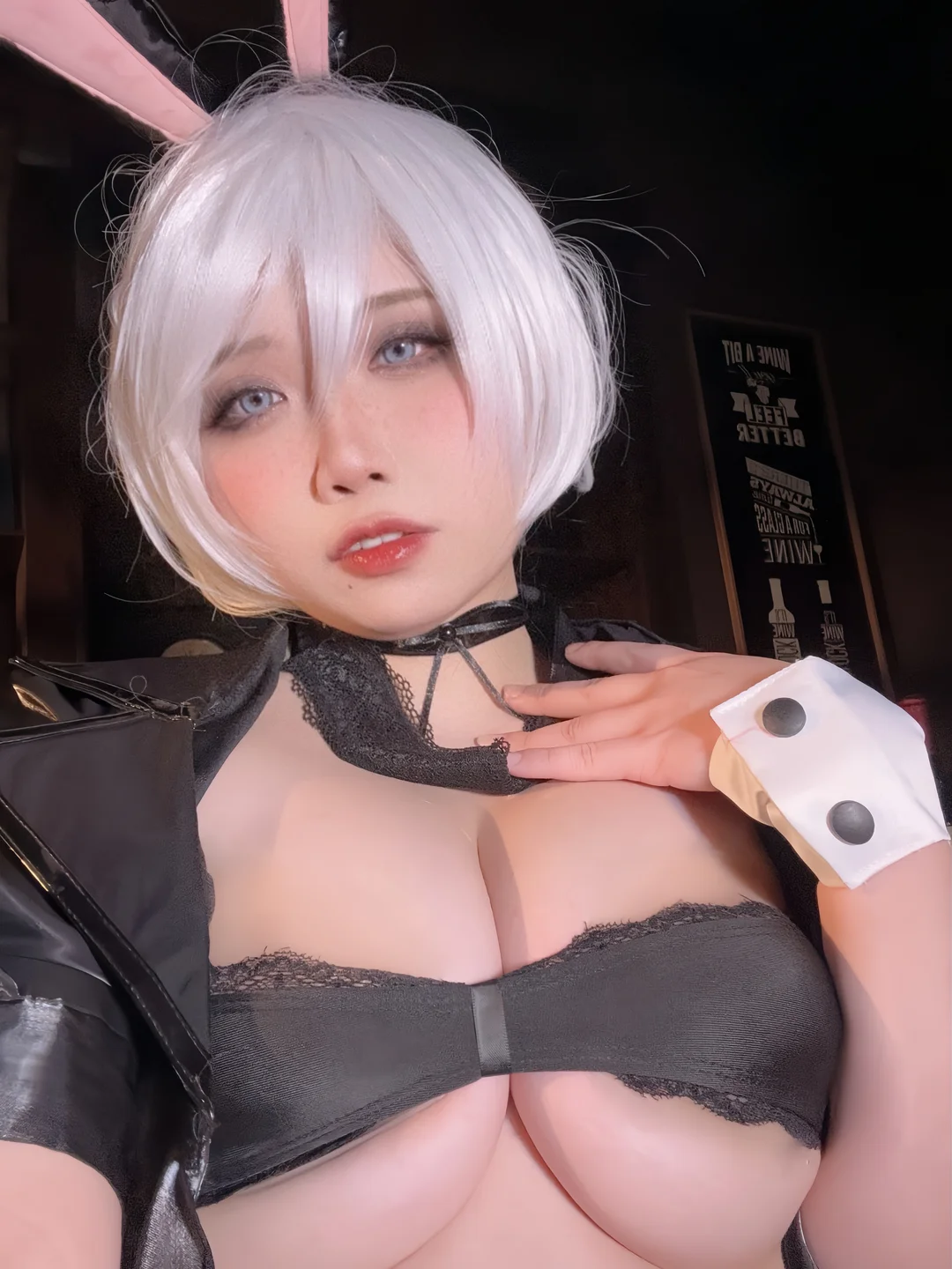 贞子蜜桃 – 兔女郎 [62P1V-2.31GB] 【丝足阁写真】056.webp