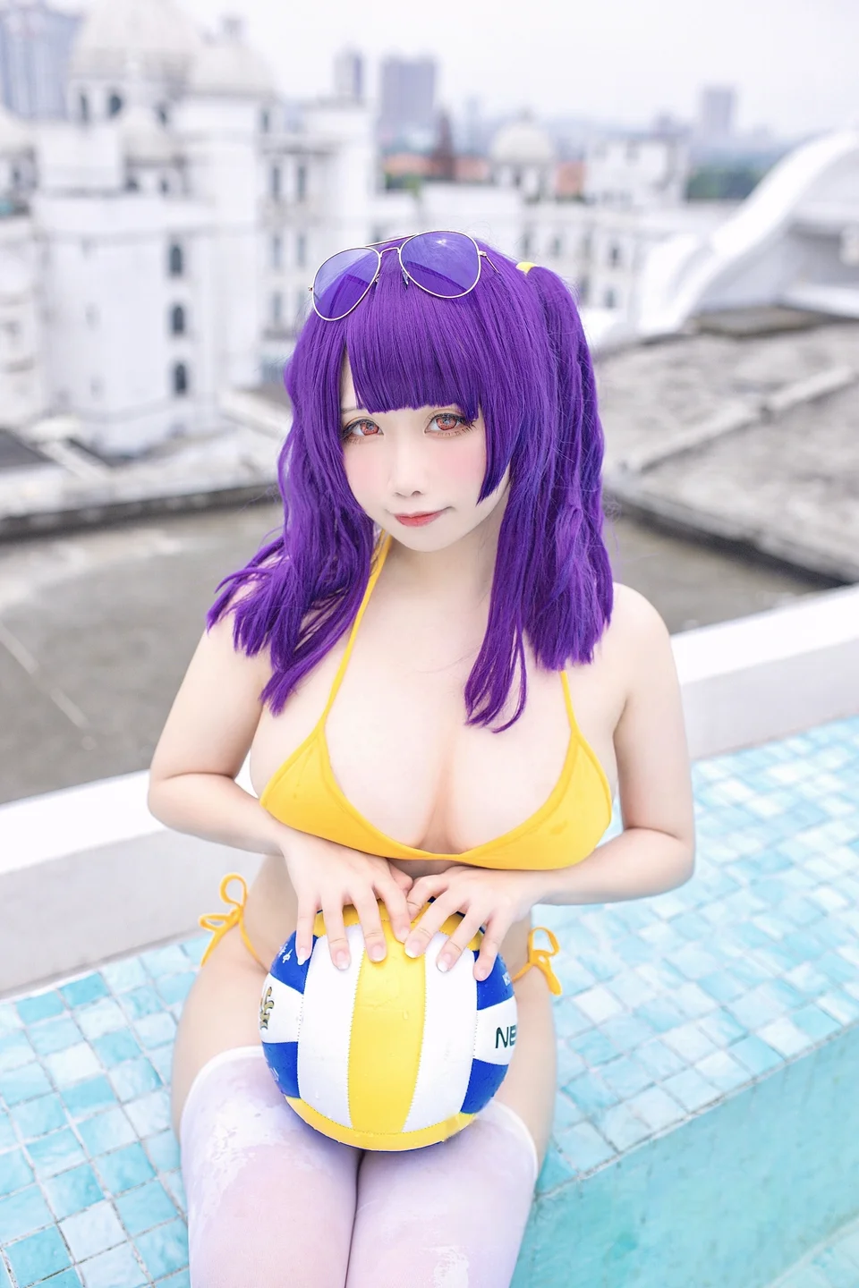 贞子蜜桃 - 碧蓝航线 波拉泳装 [23P] tg@simisebaisi004.webp