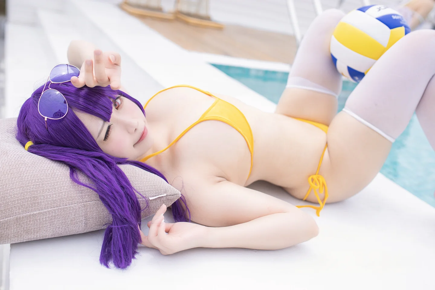 贞子蜜桃 - 碧蓝航线 波拉泳装 [23P] tg@simisebaisi007.webp