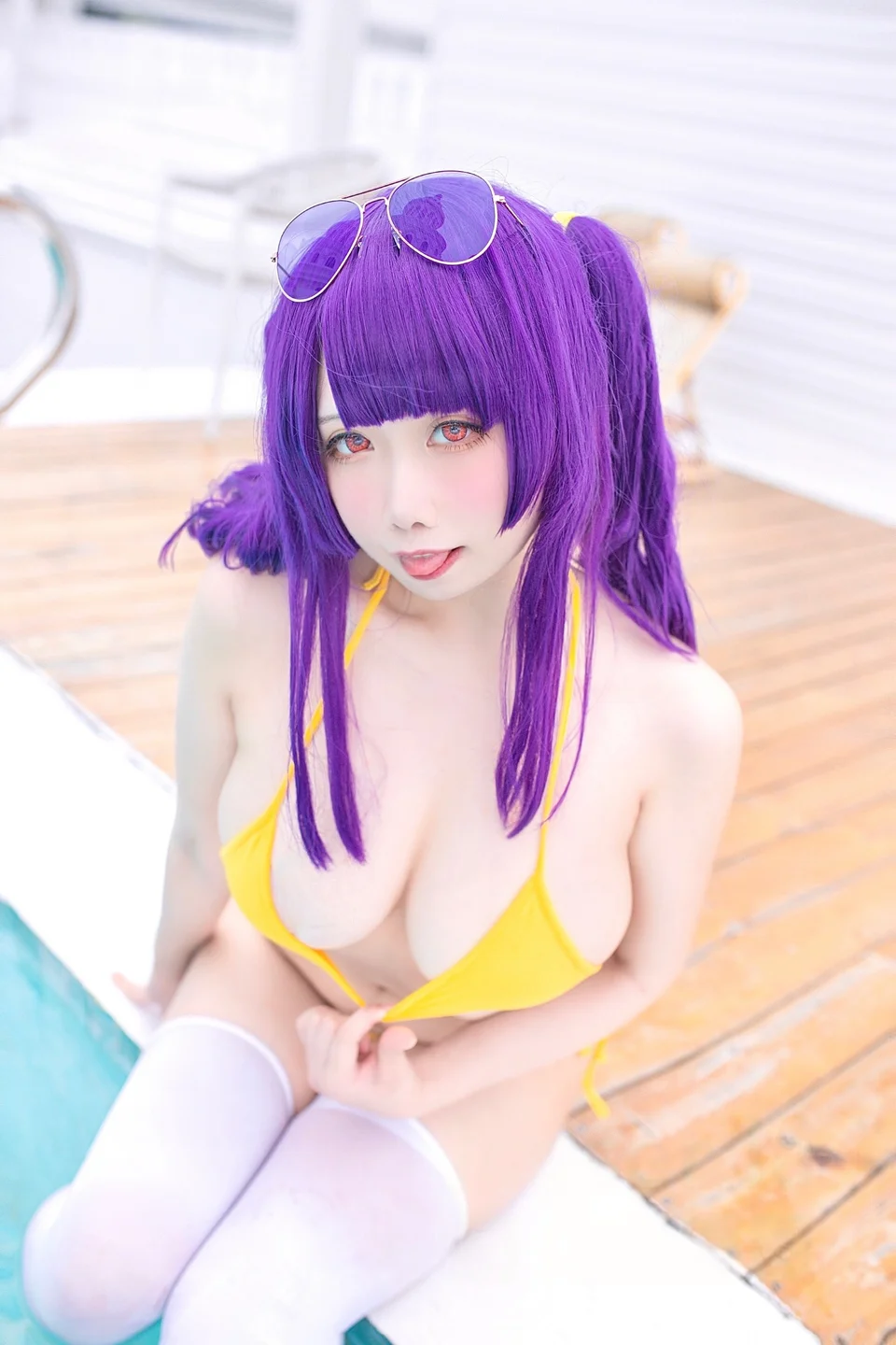 贞子蜜桃 - 碧蓝航线 波拉泳装 [23P] tg@simisebaisi020.webp