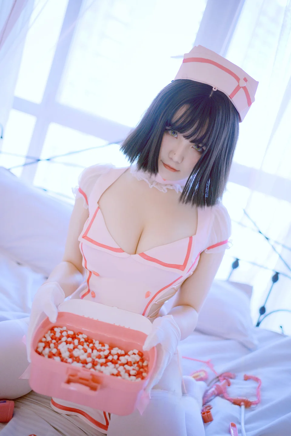 阿半今天很开心 – 粉护士 [37P] TG@simisebaisi006.webp