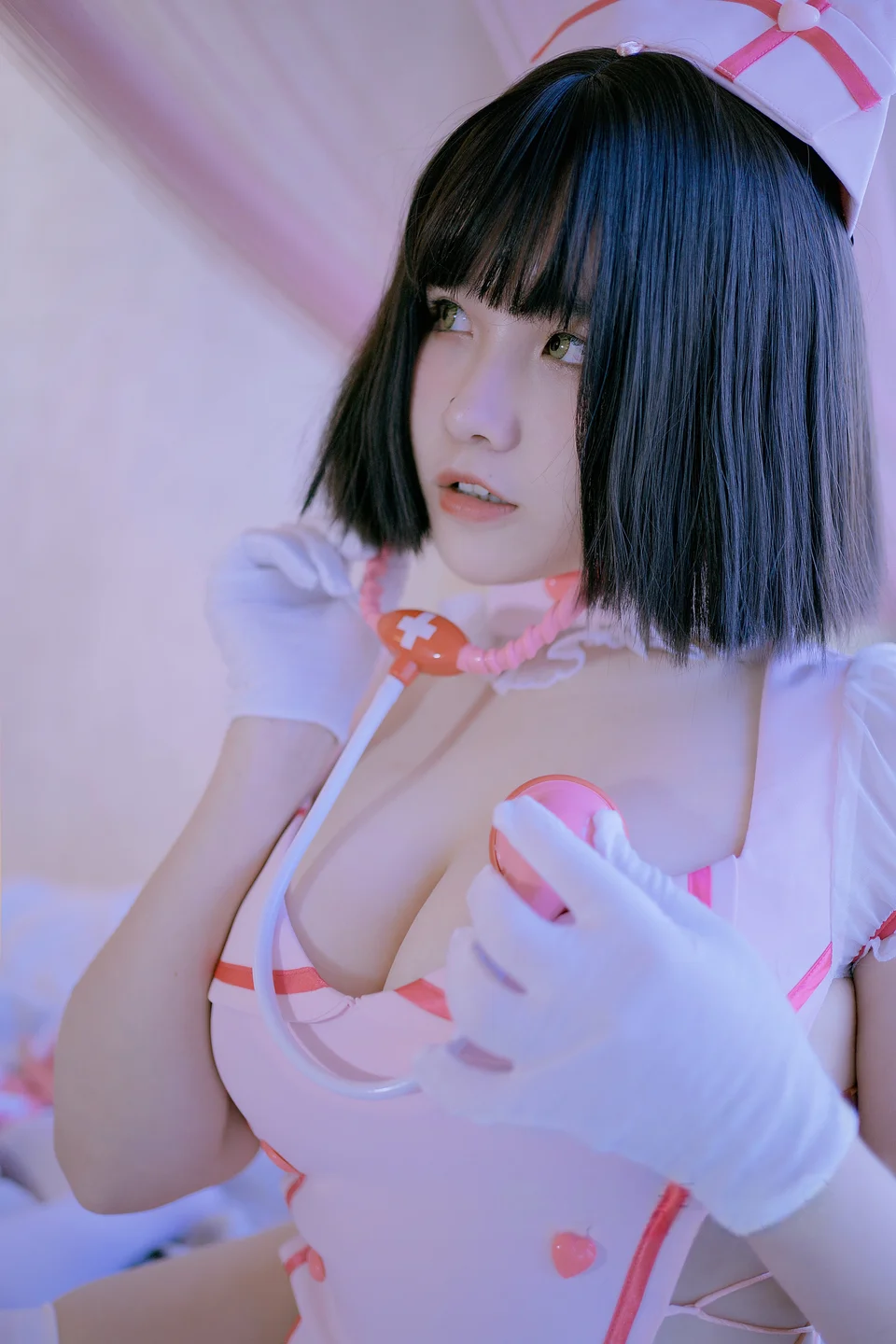 阿半今天很开心 – 粉护士 [37P] TG@simisebaisi015.webp