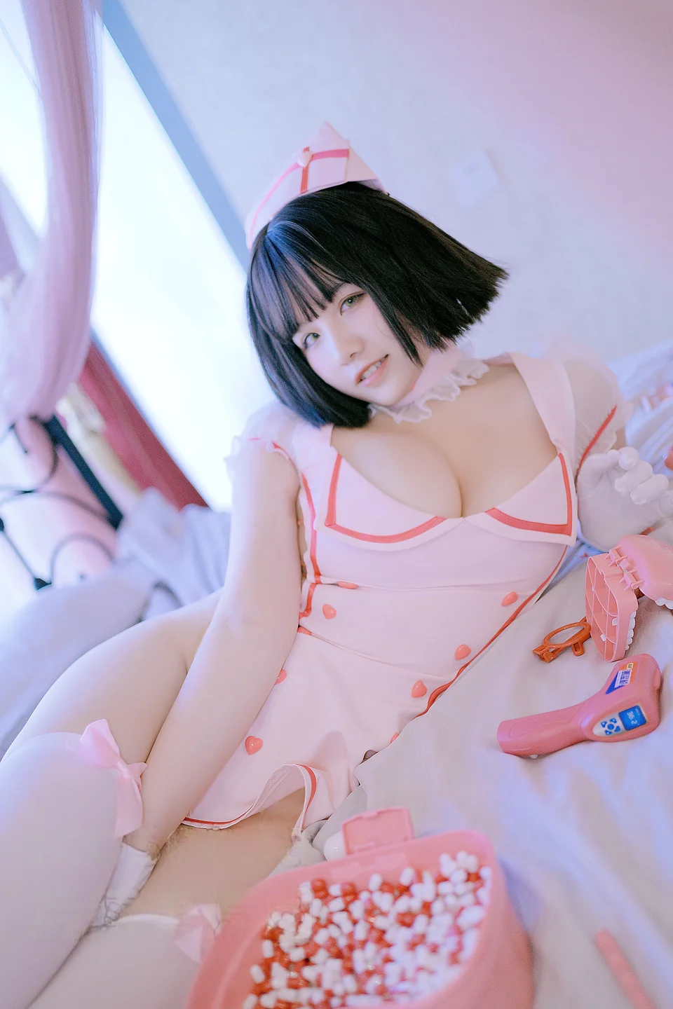 阿半今天很开心 – 粉护士 [37P] TG@simisebaisi034.webp