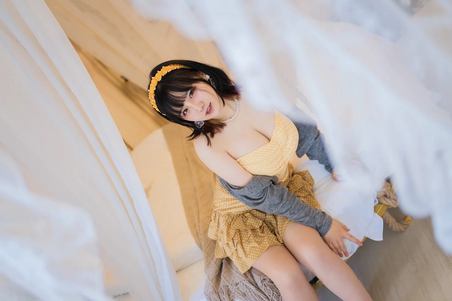 阿半今天很开心 – 黄色抹胸 [68P 1V] TG@icoset044.webp
