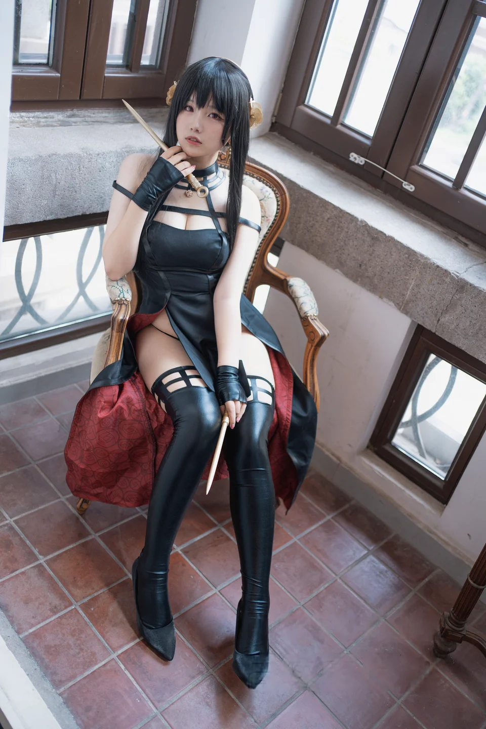 阿半今天很开心 - 间谍过家家 约尔 [53P] TG@simisebaisi016.webp