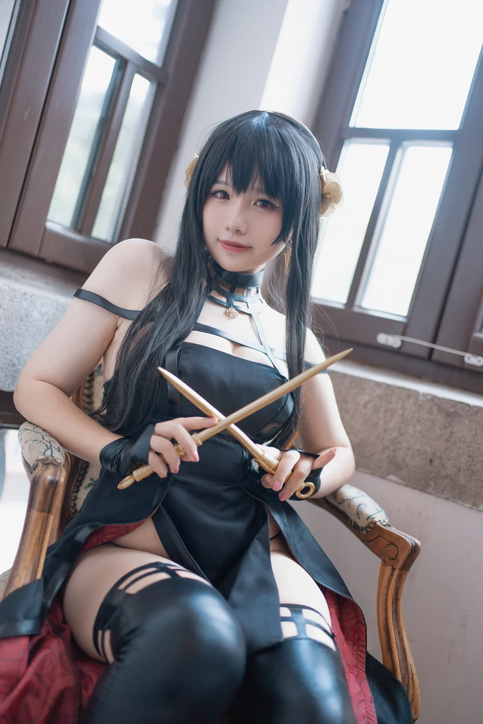 阿半今天很开心 - 间谍过家家 约尔 [53P] TG@simisebaisi018.webp