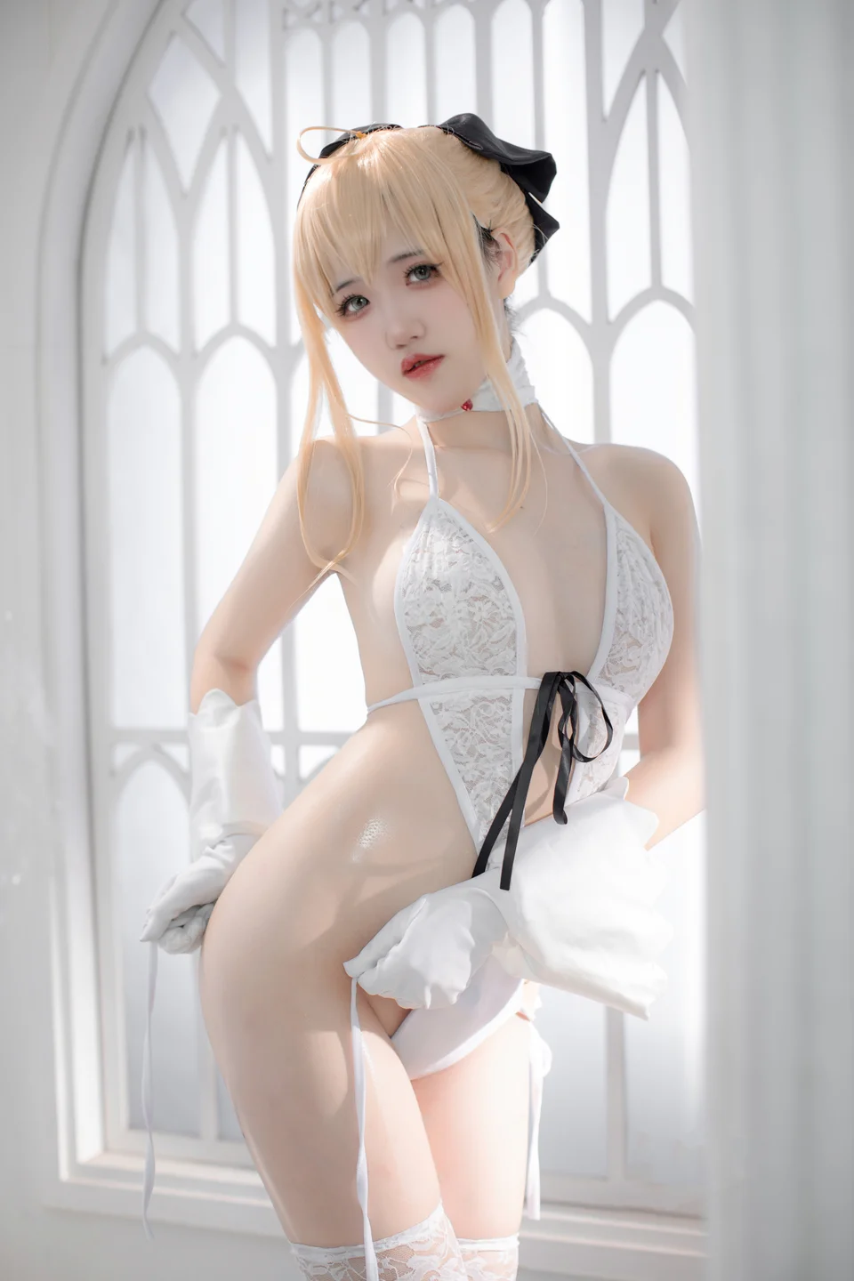 阿薰kaOri - FGO 白Saber [50P-229MB]