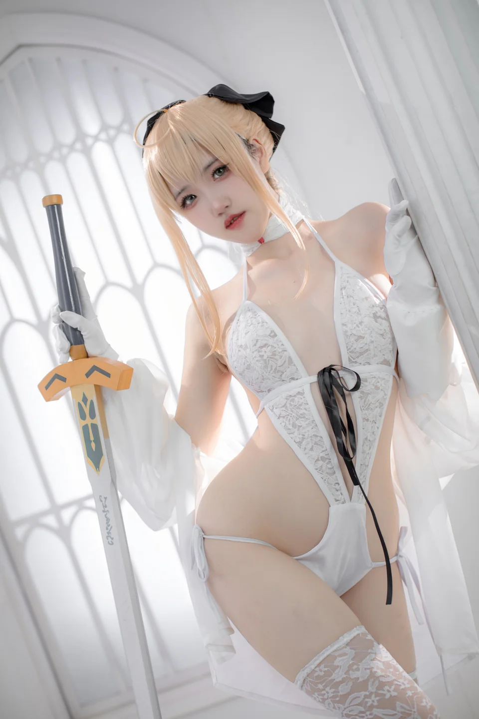 阿薰kaOri - FGO 白Saber [50P-229MB] 004.webp
